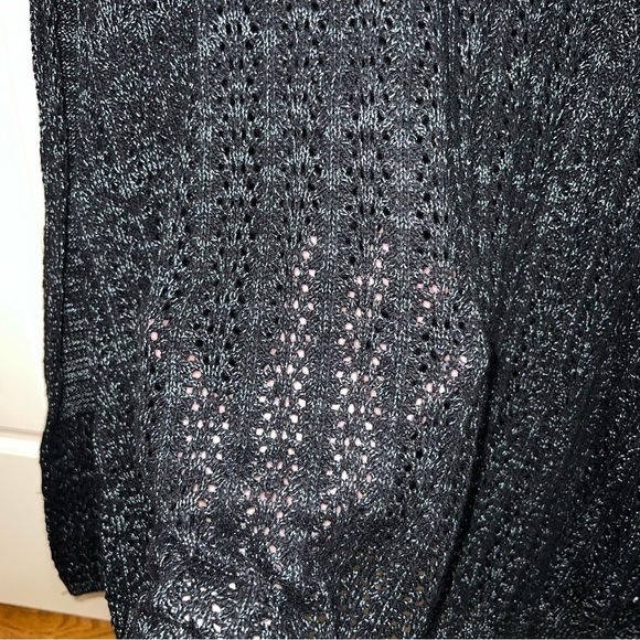 Know Rose Dark Green Ruffle Shoulder Cotton and Wool Blend Knit Sweater Size XXL - Picture 9 of 13